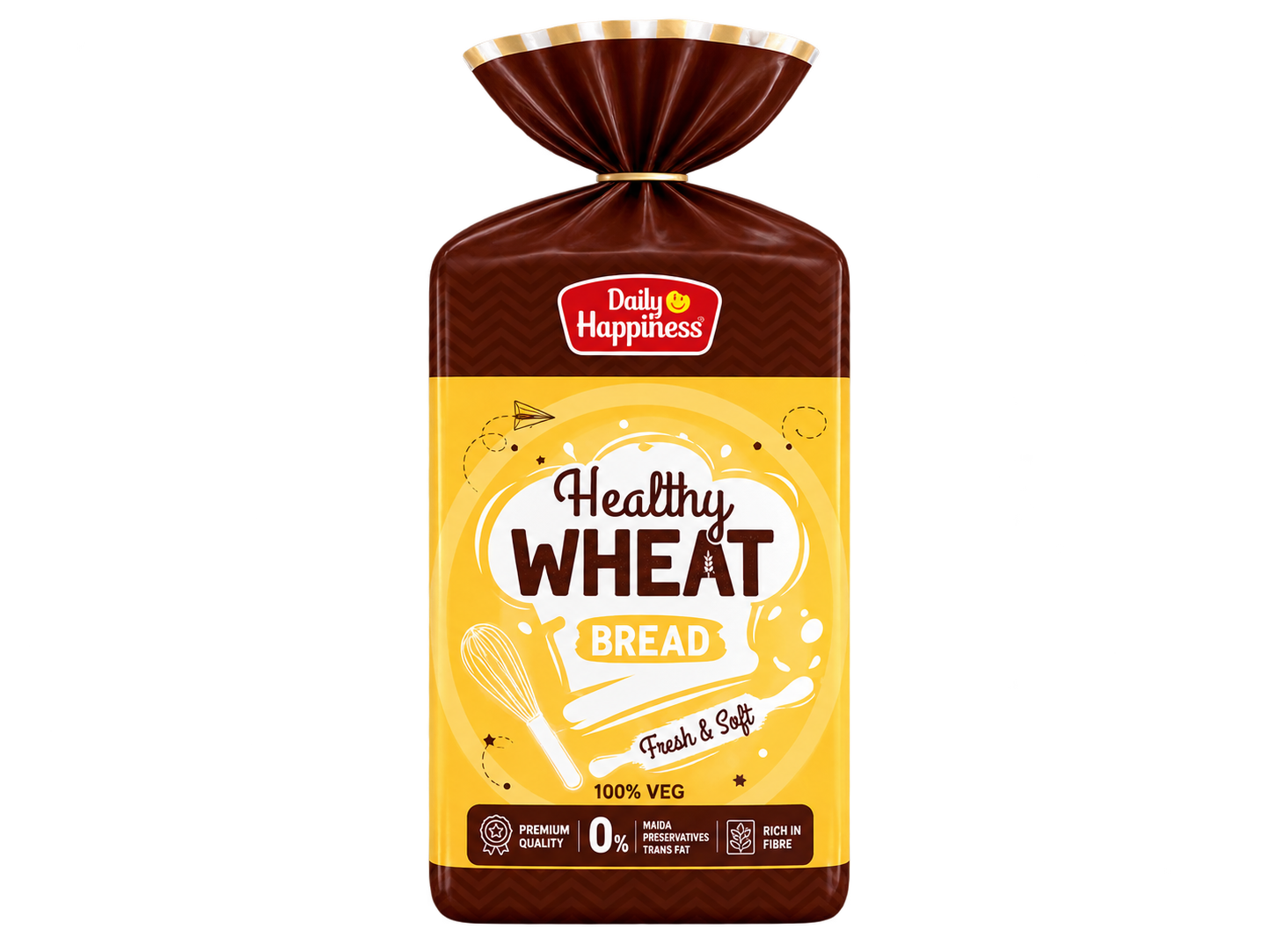 Daily Happiness Healthy Wheat Bread