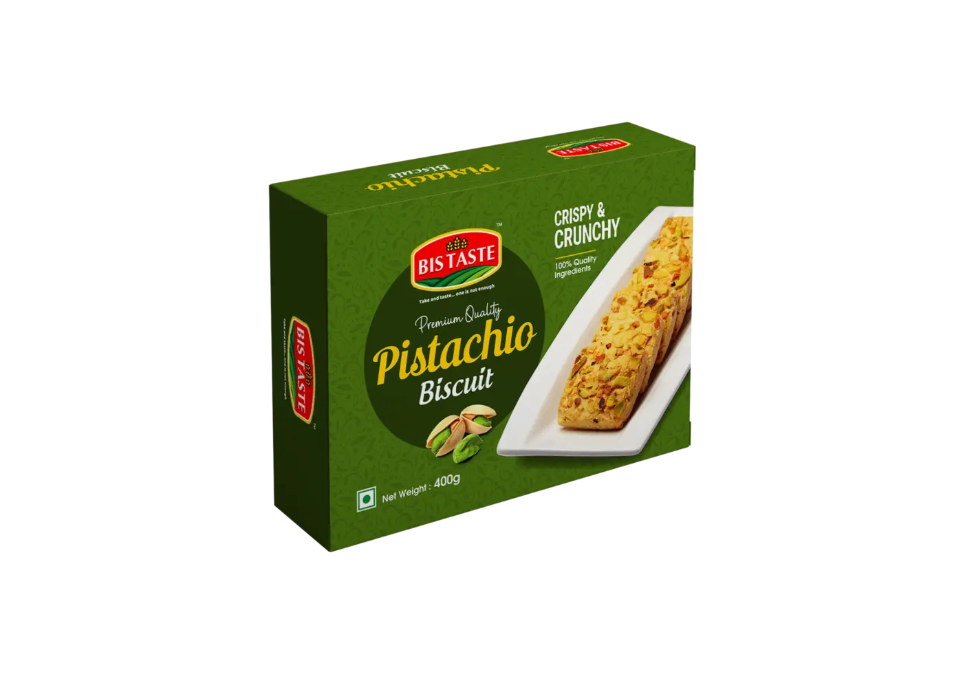 Pistachio Biscuit pack